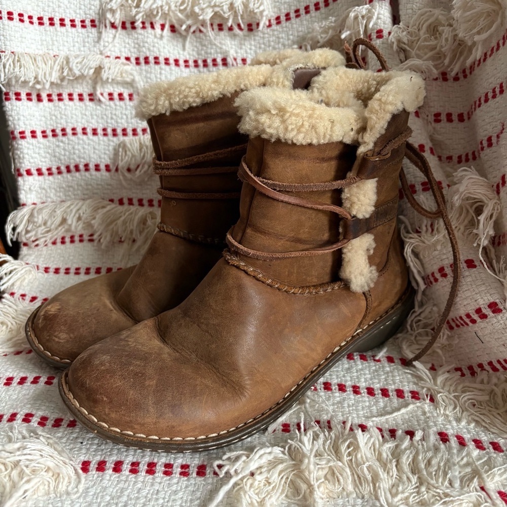 UGG Caspia Sheepskin Ankle Boots